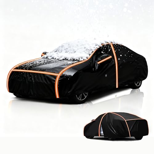Telo Copriauto Impermeabile per Opel Sintra 1997-1999 Telo Per Auto Da Esterno Traspirante Interno Morbido Telo copriauto invernale con chiusura lampo Antineve