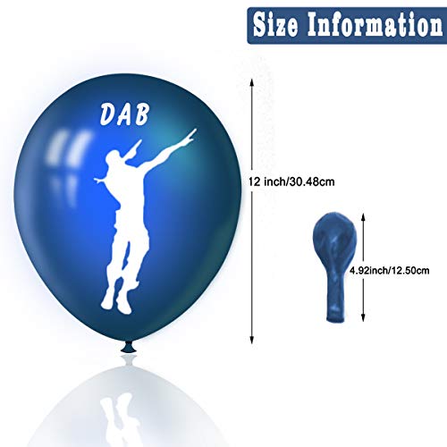 60Pcs Gaming Party Latex Balloons - 12 Inches Happy Birthday Big Solid Balloons For Party Supplies Decoration Birthday Party Favors, With 1 Pcs Loving-Type Balloon-6 Colors #TOP1