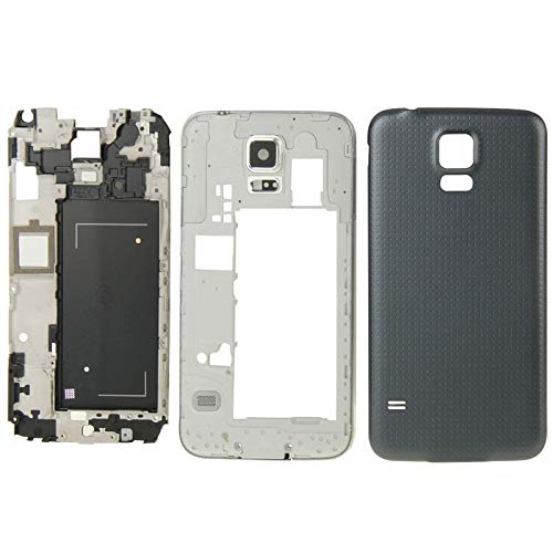Coque de façade complète Galaxy S5 noire pièce châssis G9008V