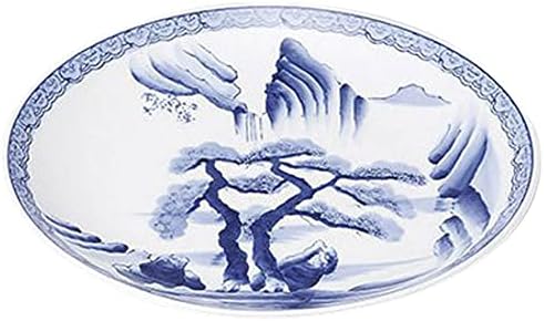 せともの本舗 Set of 10, Arita Ware Serving Dish, Arita Ware Sansui No. 11 Plate, 13.2 x 2.0 inches (33.5 x 5 cm), Restaurant, Ryokan, Japanese Tableware, Restaurant, Commercial Use, Tableware