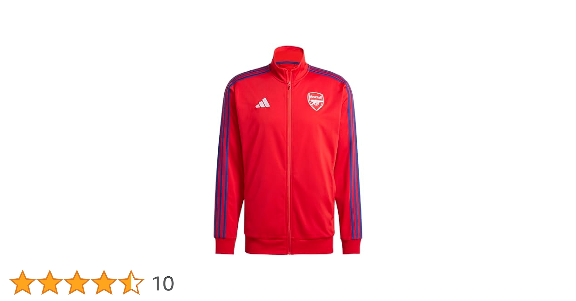 adidas Men's Arsenal Fc DNA Track Top, Better Scarlet, Small