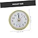 BUTIFULSIC Vintage Clock Head Insert with Movement Simple DIY Clock Mechanism for Home and Office Decor Easy to Install Classic Design for All Styles