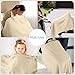 Yoofoss Muslin Nursing Cover for Breastfeeding, 100% Cotton Breastfeeding Cover with Arch Neckline, Soft Breathable Privacy Nursing Covers for Women, Multi-use Breastfeeding Essentials-Apricot