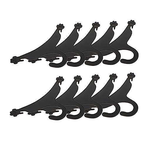 PERSELOSO 10Pcs Dog Claw Shape Clothes Hanger Lightweight Durable Pet Apparel Hanger for Travel Dormitory Kitchen Bathroom Balcony and Courtyard Use