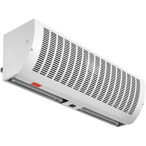 Happybuy 110V Non-Heated 36" Industrial Air Door Blower with Dual-Speed 1200CFM for Indoor Entryways. Includes Robust Limit Switch, Wall Mount Design, Simplified Installation