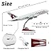 Lose Fun Park 1:160 Scale Large Model Airplane Qatar A380 Plane Models Diecast Airplanes with LED Light for Collection or Gift