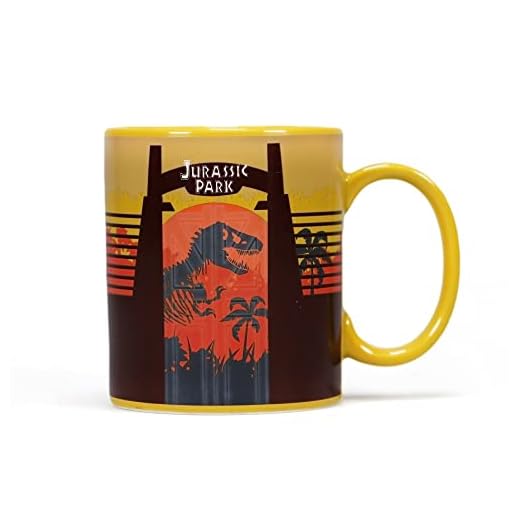 Half Moon Bay Taza, Gres, Jurassic Park (Gates), 10 cm