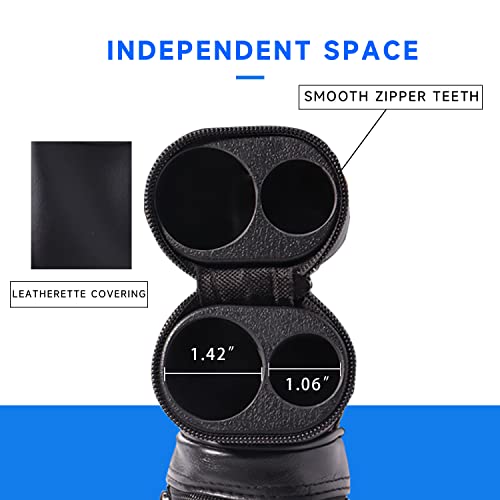 Gse Billiard Cue Cases, 1X1 Deluxe Hard Billiard Pool Cue Stick Carrying Case (Several Colors Available, Black/Burgundy) #TOP4