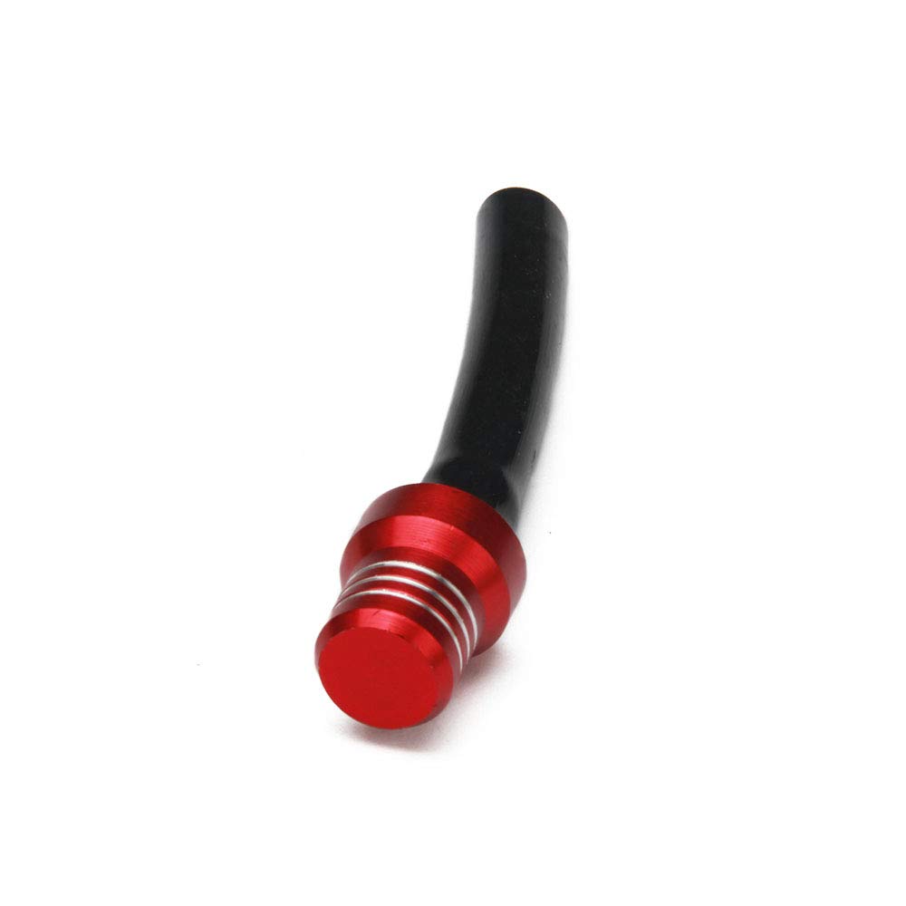 CNC Motorcycle Red Valve Vent Breather Hose Tube Gas Cap Oil Cap Tank Fuel Air Vent Hose for EXC EXC-F SX SXF XC YZ YZF WR CR CRF KX KLX RM RMZ DRZ Dirt Bike