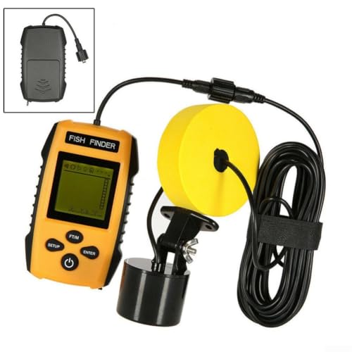 Sonda sonar con cable de 100 metros para detectar truchas en río 3