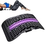 Rückenstrecker, Rückenstützbrett, Rückenmassage Yoga-Zubehör, Rückendehner Lendenbrett, Rutschfester Massagegerä Massage Zubehör, Wirbelsäulentraktionsgerät Ausrichtungsmassagegerät Für Männer Frauen