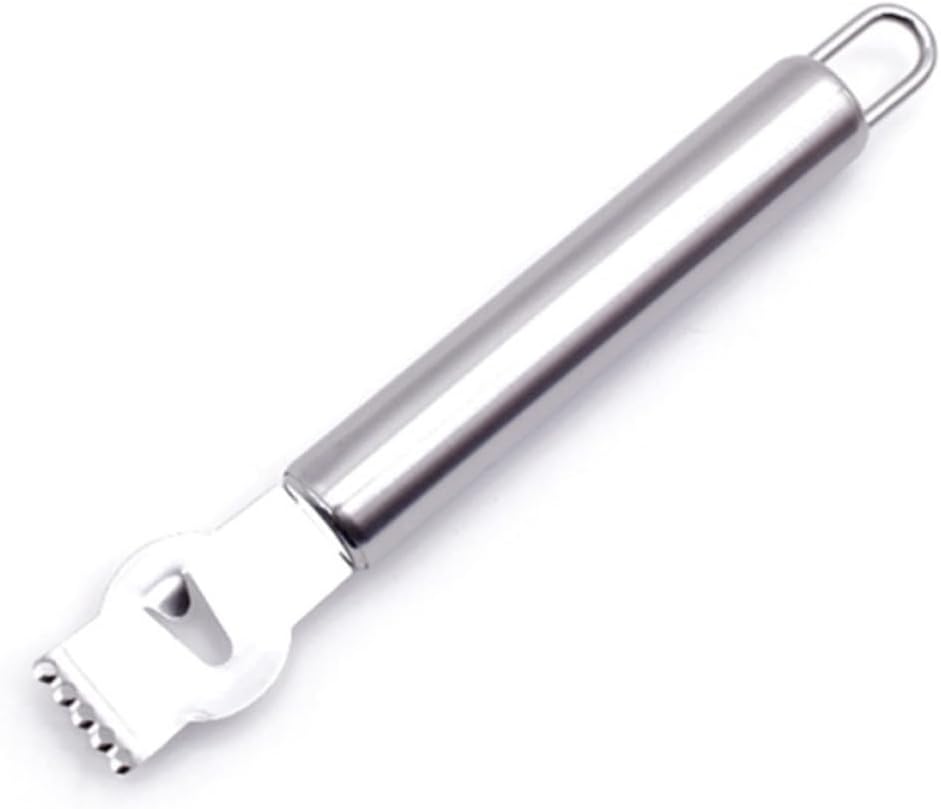 Stainless Steel Fruit Zester Peeler with Five Holes for Citrus