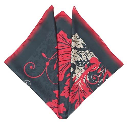 Image of Satin Silk Small Square Scarf for Women, Printed Soft and Comfy Neck Head Tie Scarf Bandana