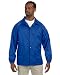 Harriton Men's Raglan Sleeves Nylon Staff Jacket, True Royal, Medium