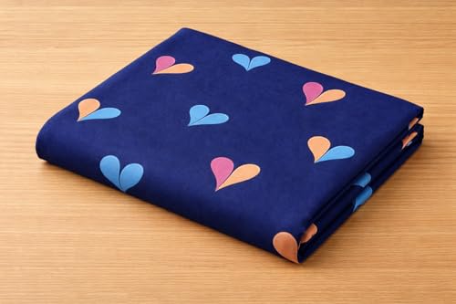 Image of DECORUM Glace Cotton Single Bedsheet with 1 Pillow Cover | Soft, Durable, Lightweight & Skin-Friendly Fabric| Suitable for Single /Diwan Bed Size