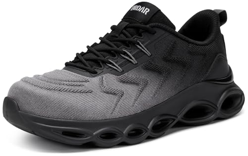 Image of LARNMERN Steel Toe Shoes for Men Women Lightweight Work Safety Shoes Sneakers Comfortable Safety Toe Sneakers Stylish Work Shoe Colorful Zapatos de Seguridad