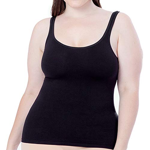 Shapermint Compression Tank Cami - Tummy And Waist Control Body Shapewear Camisole For Women Black #TOP13