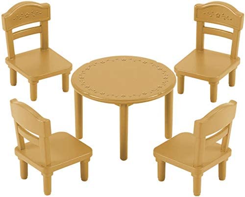 Conjunto De Mesa E Cadeira Sylvanian Families Multicor