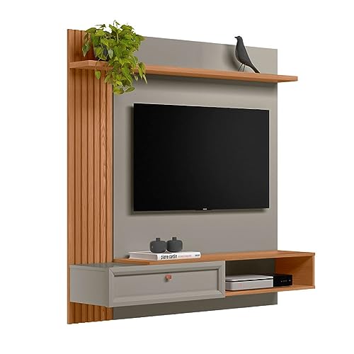 Painel Home para TVaté 55 polegadas Alvorada Amendoa/Titanio Linea Brasil