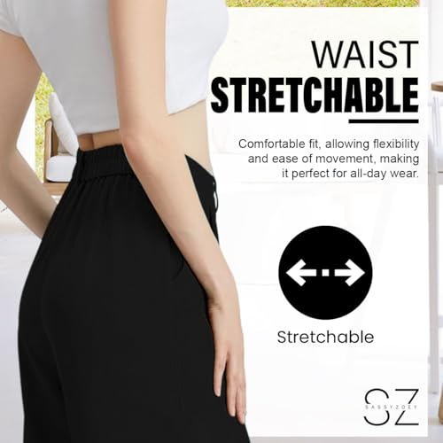 Wide Leg Pants | High Waisted Trousers with Pockets | Comfortable Work & Business Casual Pant3