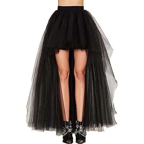 Zooma Jupe Noire Punk Asymétrique Cover