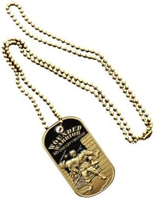 EAGLE CREST Wounded Warrior Dog Tag
