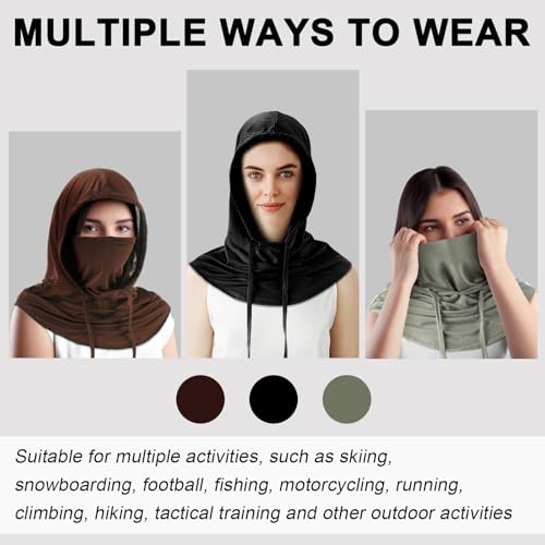 Image of Cooling Balaclava Face Mask Breathable Full Head Mask Sun Protection Neck Cover UV Face Cover for Men Women