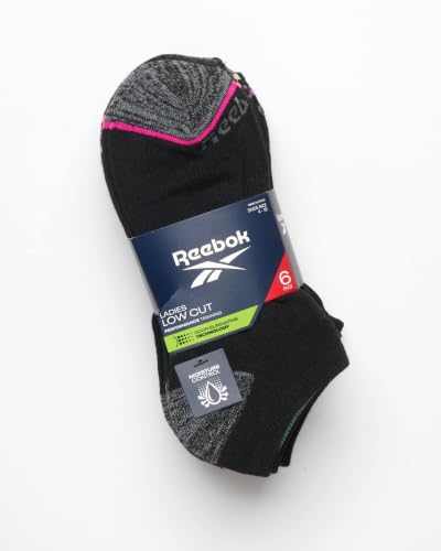 Image of Reebok Women's Athletic Socks - Performance Low Cut Socks (6 Pack)