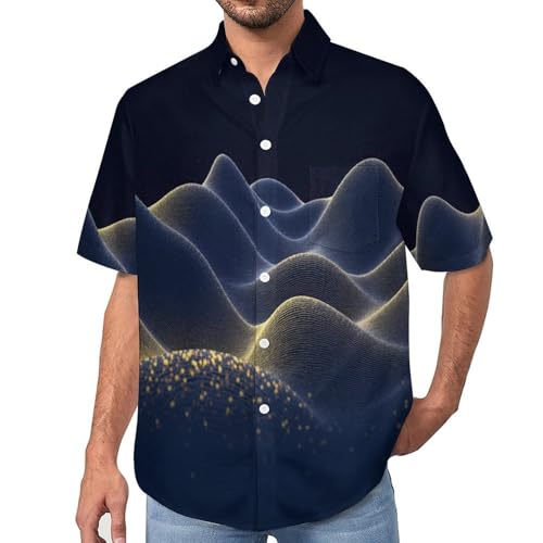 Chemise d'été Aloha homme légère haut de plage minimaliste manches courtes grande taille 7XL