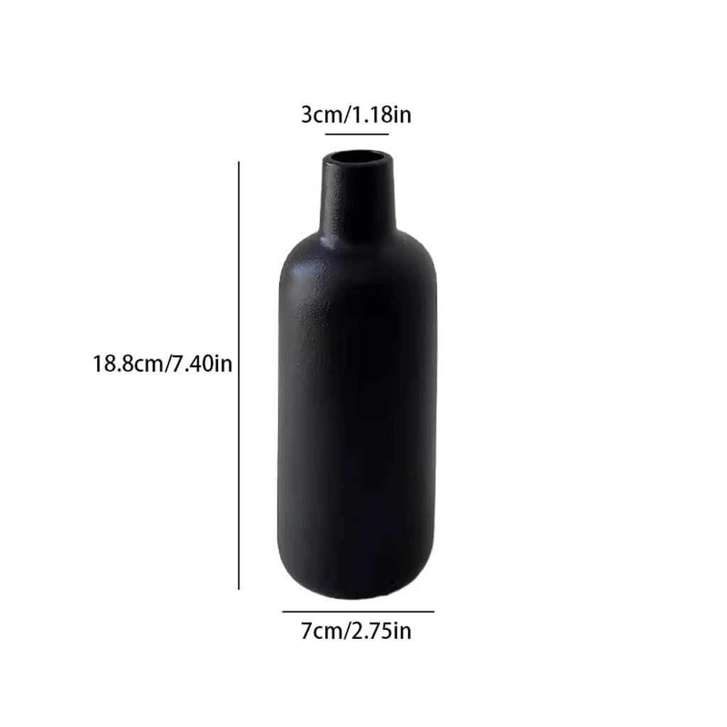 Blumenvase, Ornamente, Blumenarrangement, Wohnzimmer, Keramik-Blumenvase, kleine Vasen für Tafelaufsätze (C) (D)