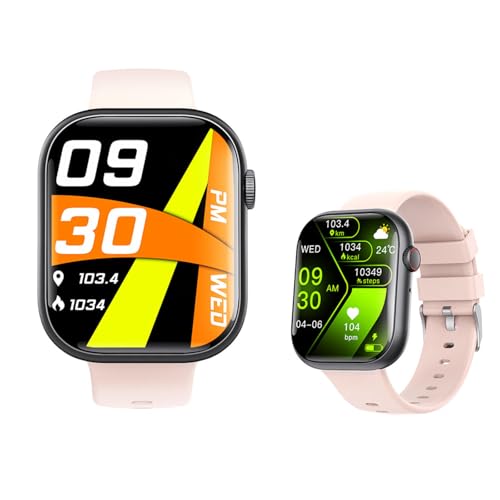 2025 Smart Watch - 𝐀zúc𝐚𝐫 En 𝐒𝐚𝐧g𝐫e 2.10' Reloj Deportivo Notificaciones Inteligentes Rastreador De Fitness Compañero De Moda F590527,SilverSteel