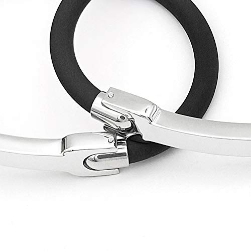 ISAKEN Anion Armband Antistatik Armband für Damen und Herren, Silikon Antistatisches Handgelenksbänder Armbänder, Beseitigt Statische Negative Ionen Wasserdicht Handschlaufe Gesundheitspflege Armband