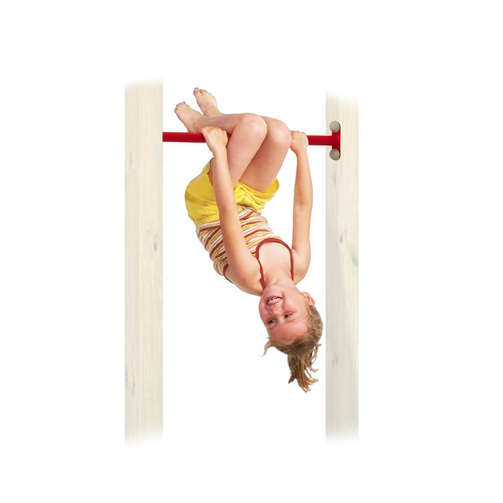 Wickey Doppel-Reckstange FIT Tumble 302 - Spielplatz Turngerät - Kinder Reckstange - Spielgerät aus Holz - 206x9x151 cm