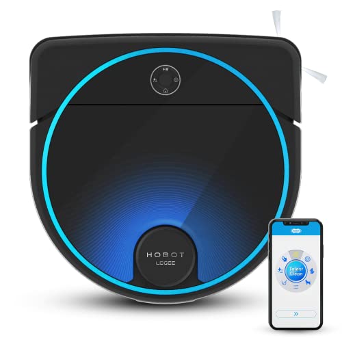 HOBOT Smartbot Wischroboter mit Wasser und motorisierten Mopps, die 900 Mal/min schrubben, saugt auch mit App und Sprachsteuerung. LEGEE-7