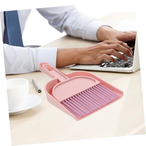 VALICLUD Mini Besen und Kehrschaufel Set für Kompakt und Langlebig aus PP und Nylon Vielseitig für Zuhause Büro und Auto Platzsparend und Einfach zu Reinigen für Jungen und Mädchen – Bild 6
