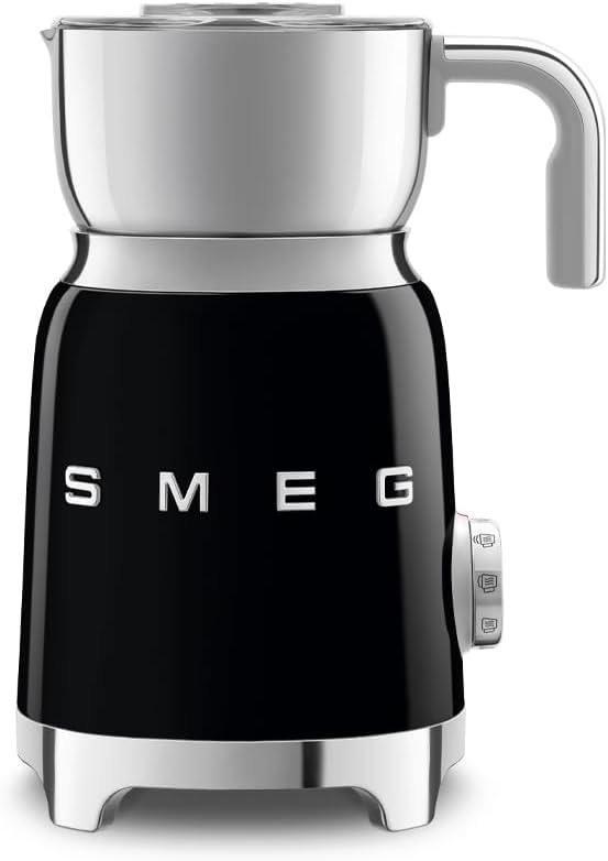 Smeg 50's Retro Black Milk Frother