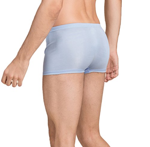 CLC Men's Mulberry Silk Knitted Boxer Brief Stretchable Underwear4