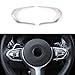 Price comparison product image For F20 F22 F21 F30 F32 F33 F36 F06 F12 F13 X5 F15 X6 F16 M-Sport ABS Matt Silver Steering Wheel Button Frame Trim