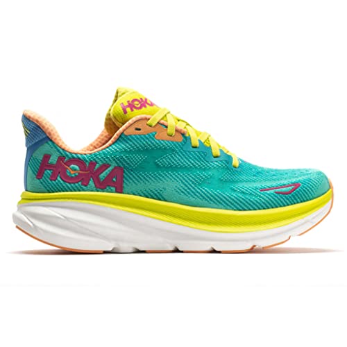 HOKA ONE ONE Mens Clifton 9 Textile Ceramic Evening Primrose Trainers 11 US