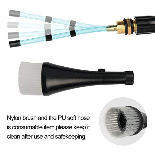 Cretee Automatischer Waschpistole Reinigungspistole Hochdruck Waschpistole Druckluft für Auto KFZ Einstellbarer Luftdruck (8 Atmosphärendruck erforderlich)