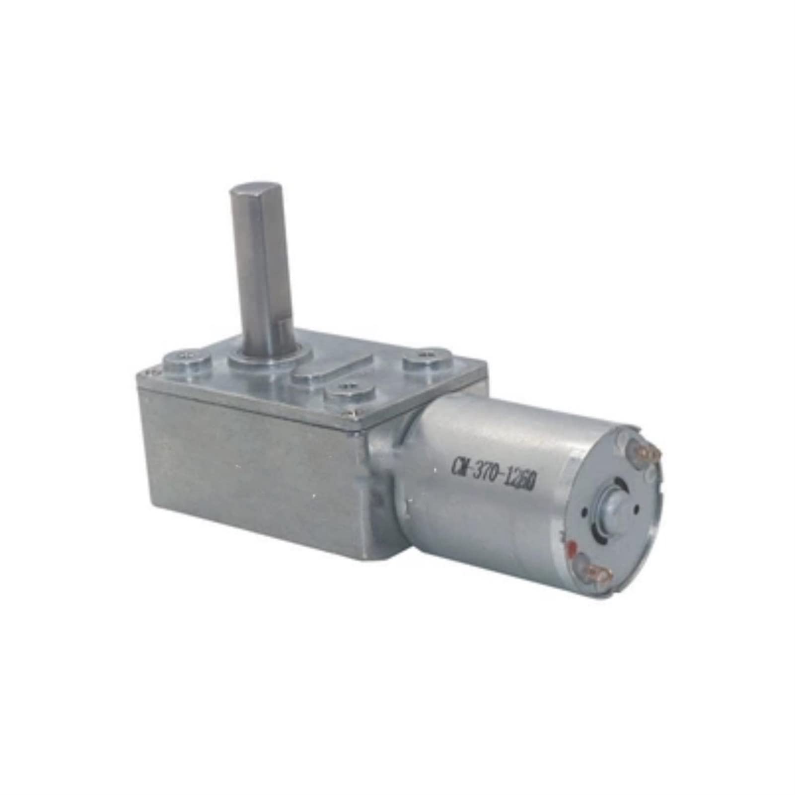 Variable Reduction Gear Geared Dc Motor, JGY370, Clock Hands and Kit Motor, D axis Worm Gear self-Locking high Torque Motor Shaft Diameter 8mm Geared Electric (Color : 25mm Shaft, Size : 90rpm)