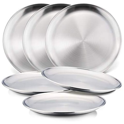 HaWare 6-Piece Stainless Steel Plates Cover
