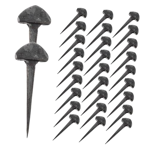 FONDOTIN Equestrian Sports Essential: 50pcs Horseshoe Nails Hoof Fixators for Training Riding Competition