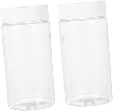 NOLITOY 2pcs Creative Fish Food Storage Bottles Aquarium Feeders for Fish Tanks and Design for Easy Dispensing for Feeding Pets Aquatic Environments