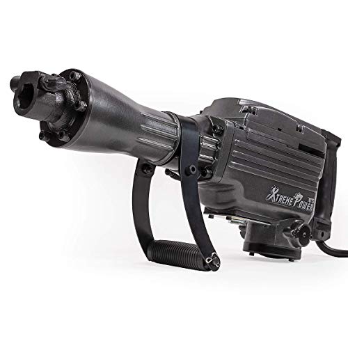 XtremepowerUS Heavy Duty Electric 2200 Watt Demolition Jack Hammer Concrete Breaker Power + (2) Bit Chisel Point w/Case