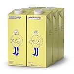 Minor Figures Everyday Oat Drink, Great for Tea, Coffee & Cereal, 6 x 1L, Fortified with Calcium, B12 & Vitamin D, Dairy-Free, Vegan, No Added Sugar, Made in The UK