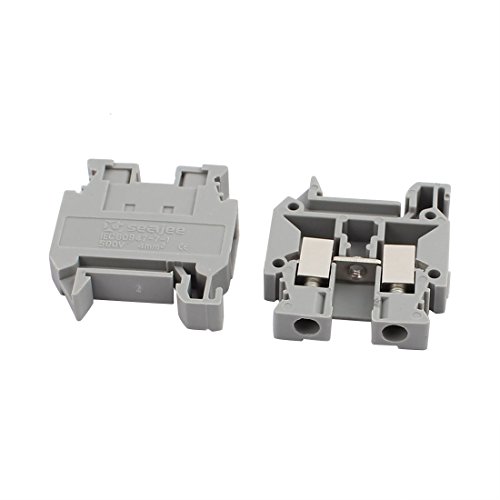 Bloques de terminales en miniatura de 500V Aexit, fijación firme de cables de 4mm2 en carril 2