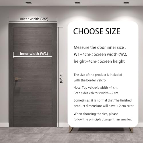 Moustiquaire magnétique 138 x 264 cm pour porte de patio et terrasse en été - 6