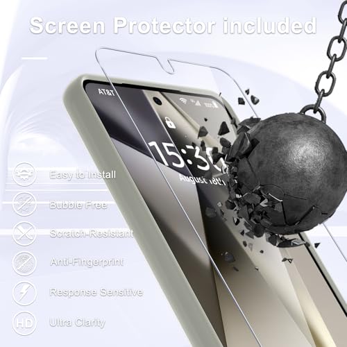 Image of for Samsung Galaxy S25 Edge Case, Matte Magnetic Phone Case with 1 Screen Protector, Support for Magsafe, Translucent Frosted Shockproof Protective Cover for Samsung Galaxy S25 Edge, Titanium Gray