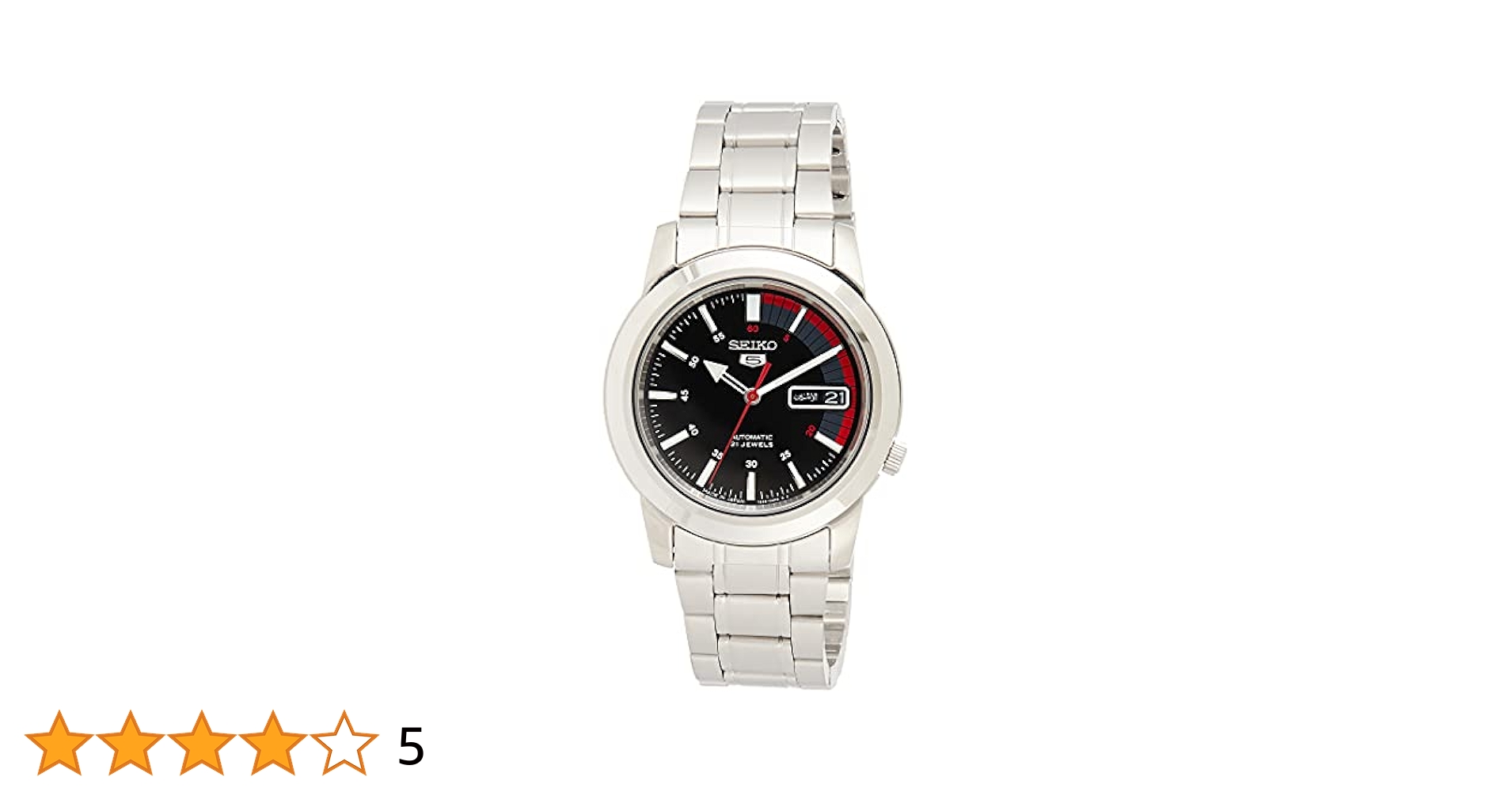 Amazon.co.jp: セイコー SNKK31J1 メンズ 5 自動巻き ブラック